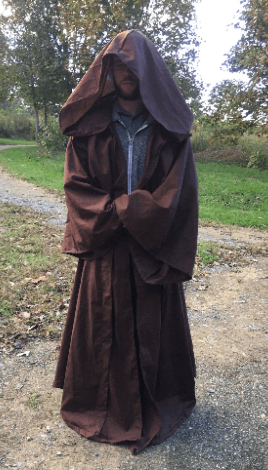 Jedi Robe Master Jedi Robe Padawan Robe Brown Robe With Etsy