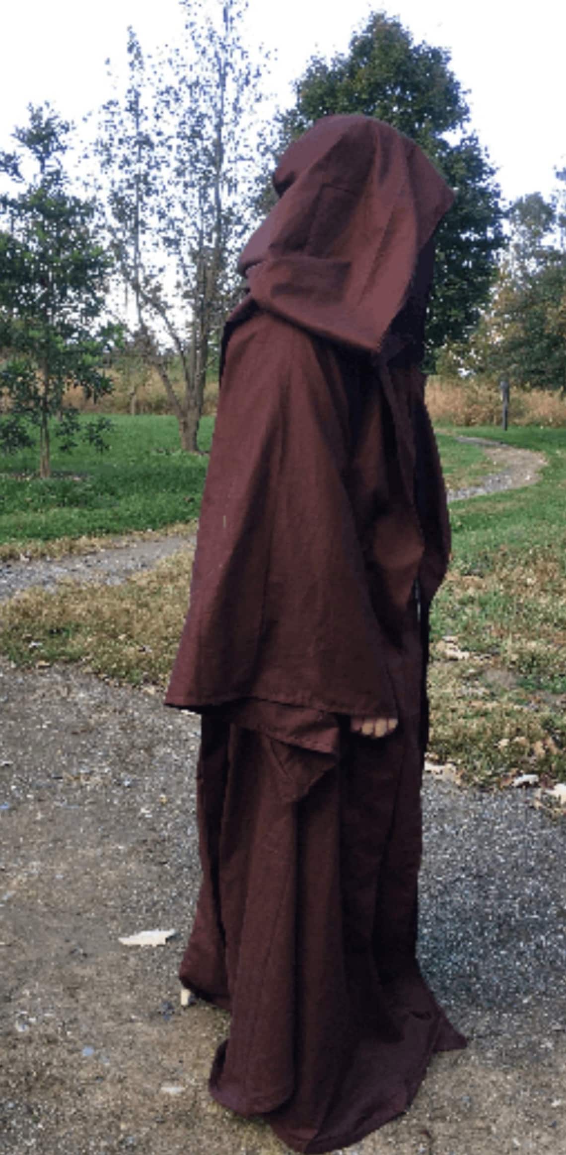 Jedi robe master jedi robe padawan robe brown robe with | Etsy