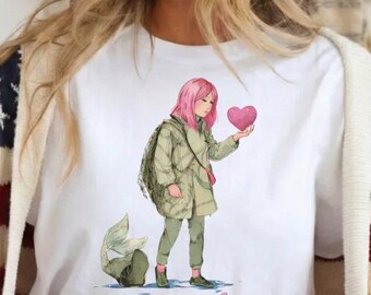 The Genesis of Love T-Shirt | Mermaid Mythology Art Tee | Sacrifice for Life | Spiritual Woman Gift | Aesthetic Hoodie & Sweatshirt