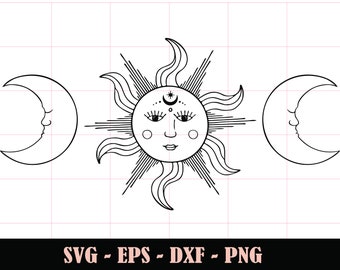 Sun Moon Svg Etsy Sun Moon Svg Etsy