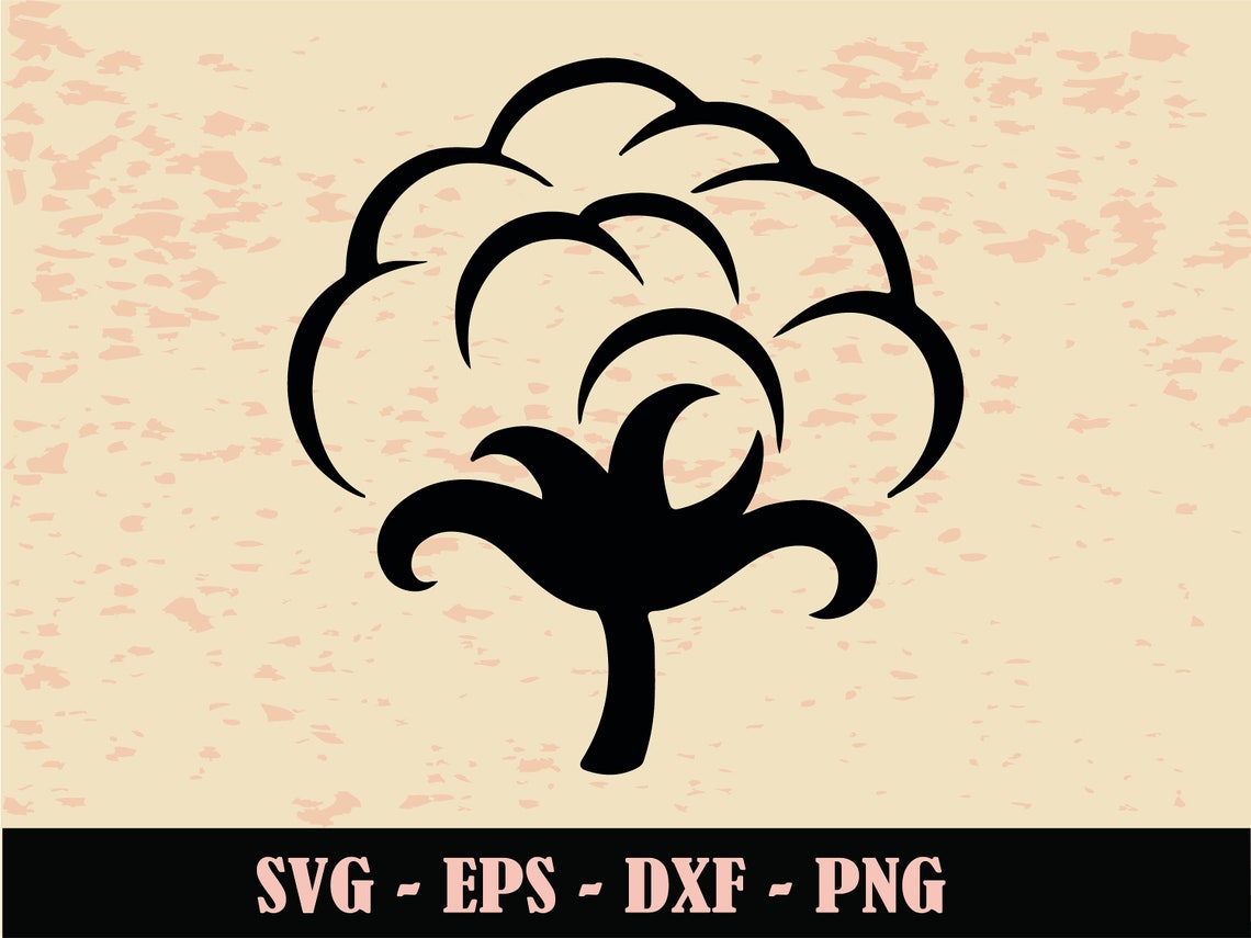 Cotton SVG Cut File for Cricut Cotton Silhouette Svg Cotton Etsy