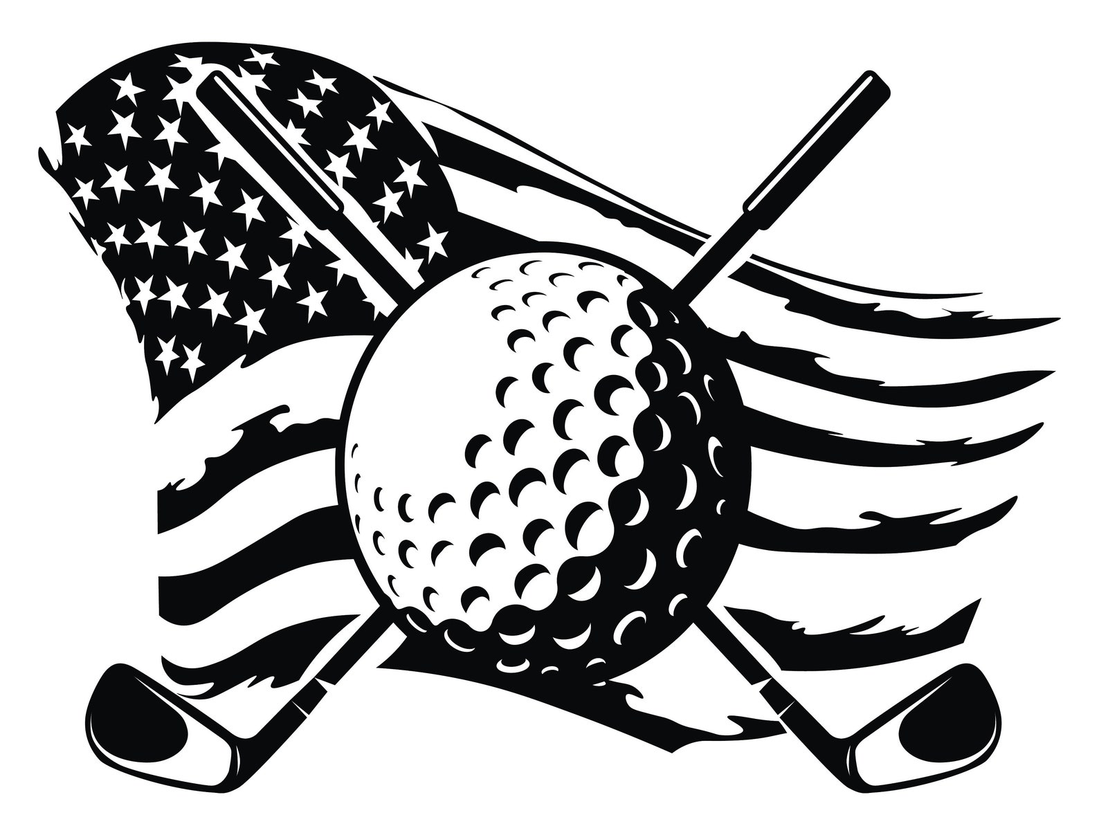 Golf US Club Svg US Golf png Golf Clipart File Golf Cut | Etsy