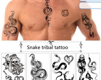 Tribal Fake Tattoo Etsy