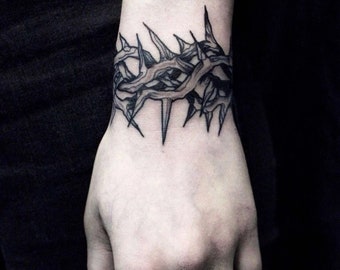 Barbed Wire Tattoo Etsy Barbed Wire Tattoo Etsy