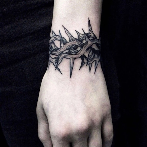 Barbed Wire-barbed Wire Temporary Tattoo/black Worker - Etsy Singapore Barbed Wire-barbed Wire Temporary Tattoo/black Worker - Etsy Singapore