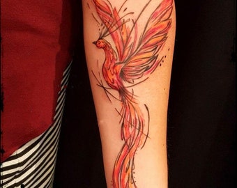 1 Set of 3 Phoenix Temporary Fake Tattoos / Bloody Phoenix - Etsy Denmark 1 Set of 3 Phoenix Temporary Fake Tattoos / Bloody Phoenix - Etsy Denmark