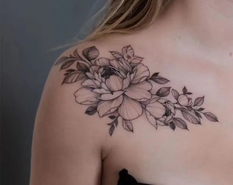 Shoulder Tattoo Etsy