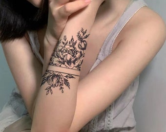 Leg Band Tattoo - Etsy Leg Band Tattoo - Etsy