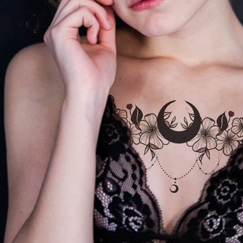 30 Awesome Chest Tattoos for Women