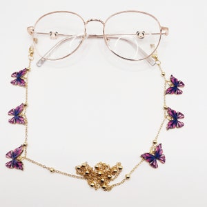Butterfly Pendant Glasses Chain/Butterfly Glasses Chain