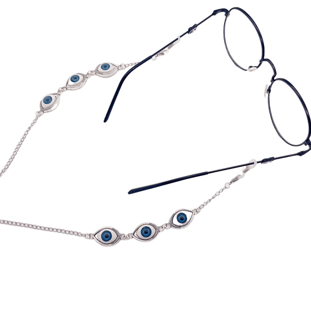 Demon Eyeglass Chain / Eyeglass Chain / Demon Eye / Evil Eye Glasses