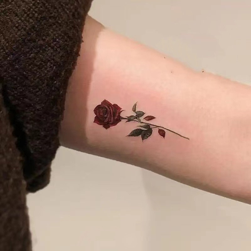 Discover 73 minimalist rose tattoo latest  thtantai2