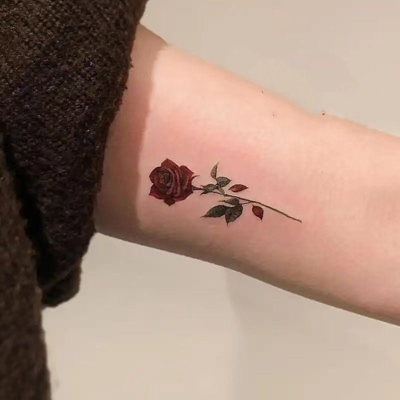 Discover 73 minimalist rose tattoo latest  thtantai2