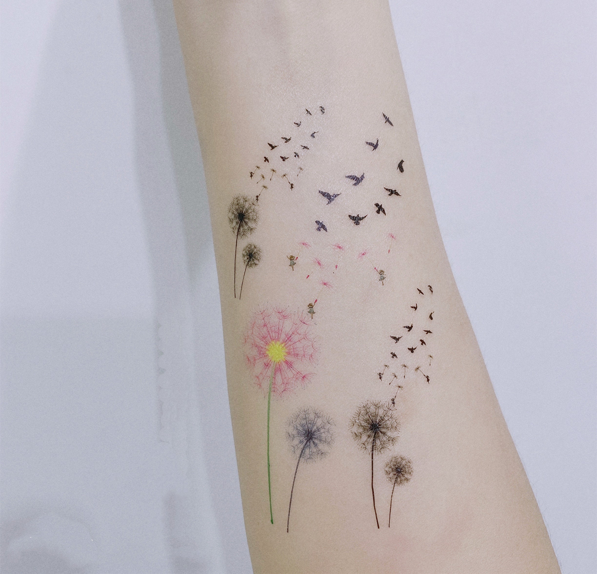 Discover more than 67 dandelion tattoo with butterflies super hot -  in.cdgdbentre