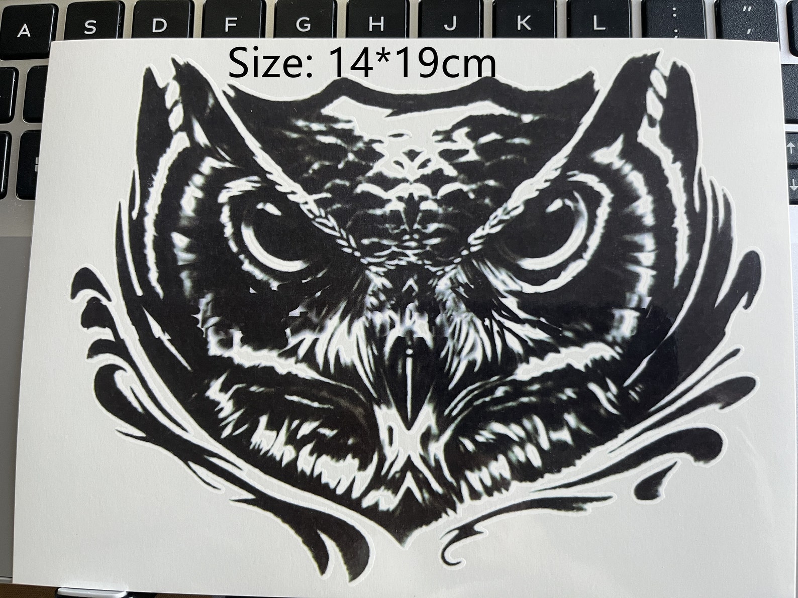 2pcs Temporary Tattoo Temporary Neck Tattoo Temporary Owl - Etsy