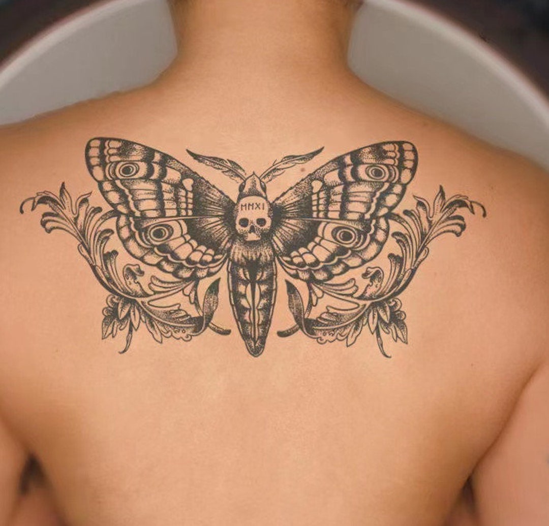 Skin Kandy Tattoo on Twitter moth chest tattoo chest tattoo colour  tattoo for girls httptcosKgZnxitKX  Twitter