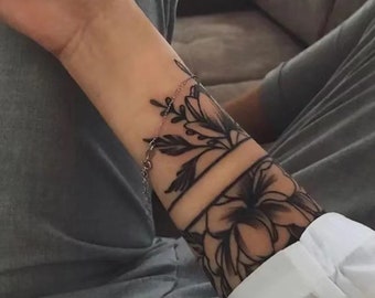 Wrist Band Tattoo Etsy Wrist Band Tattoo Etsy