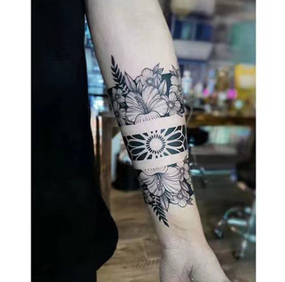 Temporary Black Armband Tattoo Armband Tattoo Polynesian - Etsy Australia Temporary Black Armband Tattoo Armband Tattoo Polynesian - Etsy Australia