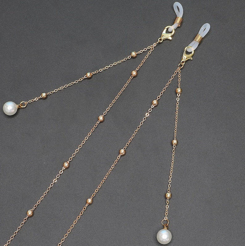 Glasses Chain Gold Glasses Chain Gold Glasses Chain Etsy