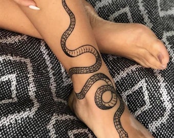 Big Snake Tattoo Etsy Big Snake Tattoo Etsy