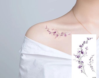 Collarbone Tattoo - Etsy Australia Collarbone Tattoo - Etsy Australia
