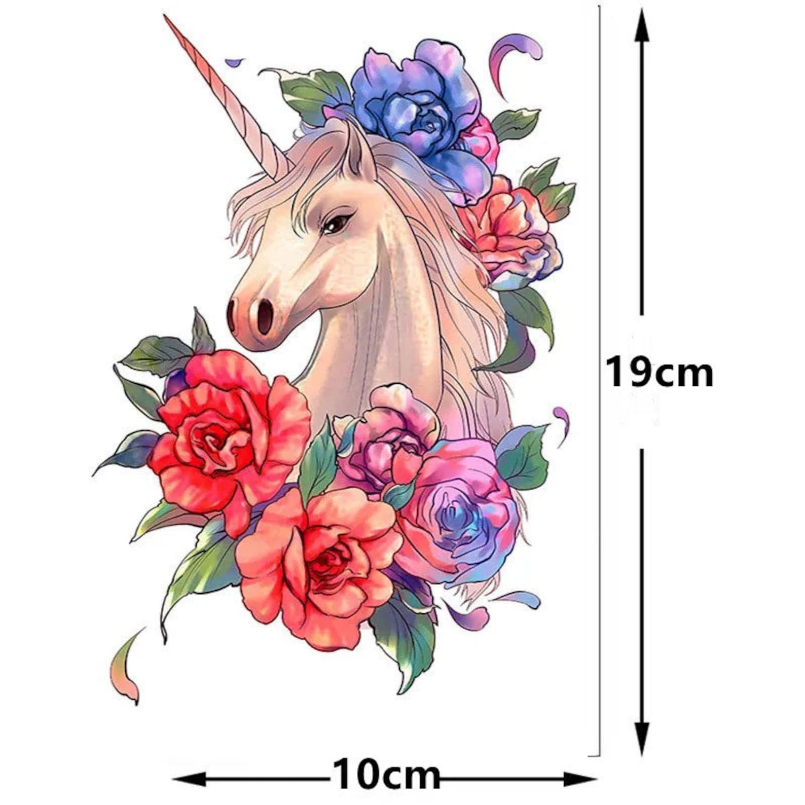 Temporary tattoos unicorn temporary tattoos fake tattoos Etsy