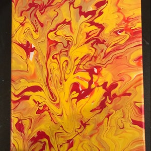 Red, Yellow, and Orange waves