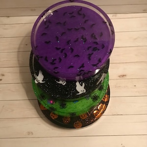 Halloween Coaster Set- Circle
