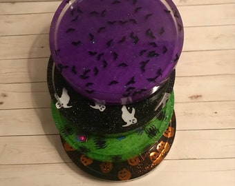 Halloween Coaster Set- Circle