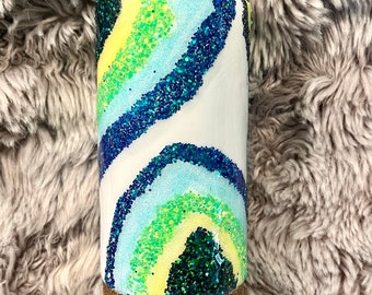 Custom Geode Glitter Tumbler