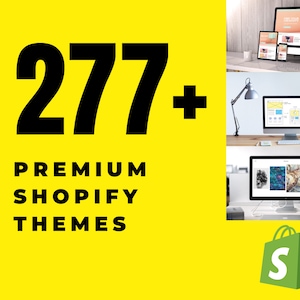 Shopify theme , 277 premium themes pack , shopify bundle , shopify , shopify setup , Website template
