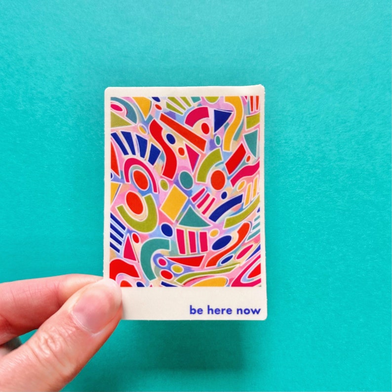 Be Here Now Rectangle Sticker - Etsy