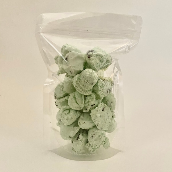 Freeze Dried Mint Ice Cream Crunch Bites - Free Shipping- Birthday Gift Candy Gift