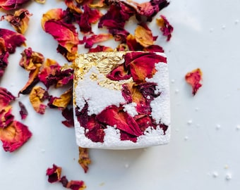Set of 3 - Wild Rose Aromatherapy shower steamers | self care gift | wellness | spa gift