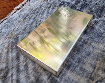 500g Brass Ingot - 0.5kg Pure Brass Bar - Brass Bullion by Great White Bullion