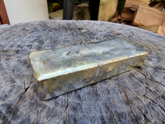 Handmade 1kg 2.2lbs High Purity Stamped Copper Ingots 