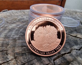 thumbnail image 2 of 1 Troy Oz Copper Coin – Great White Bullion Australian Blue Tongue Lizard 2 of 12