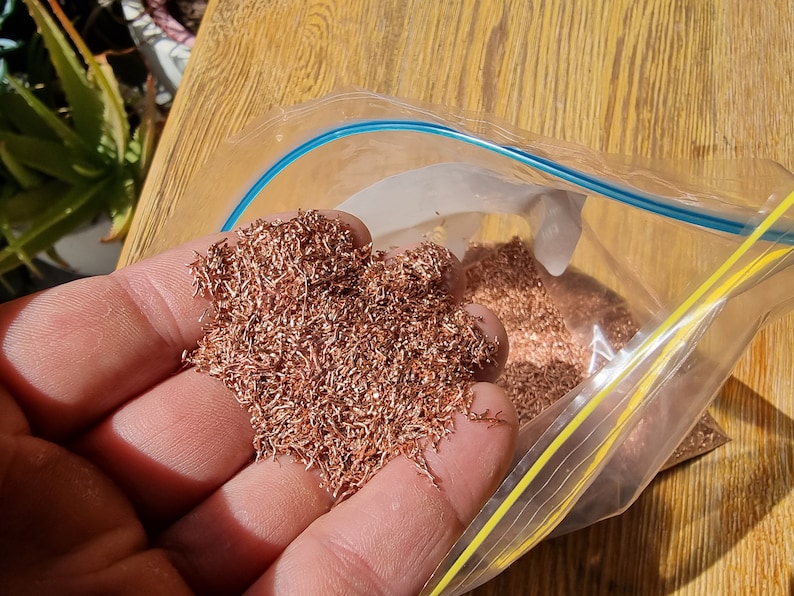 Copper Bullion Granules 1kg Outback Bullion 1000g Pure Copper Fines image 1