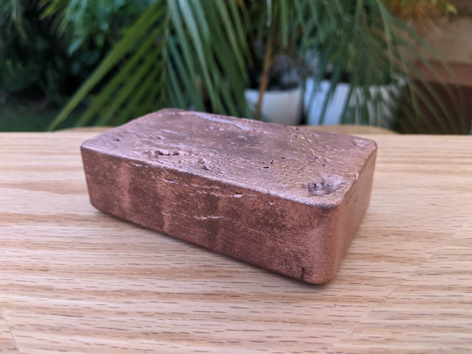 Copper Ingot Copper Bullion Bar 1510g Pure 999 Copper Hand Etsy