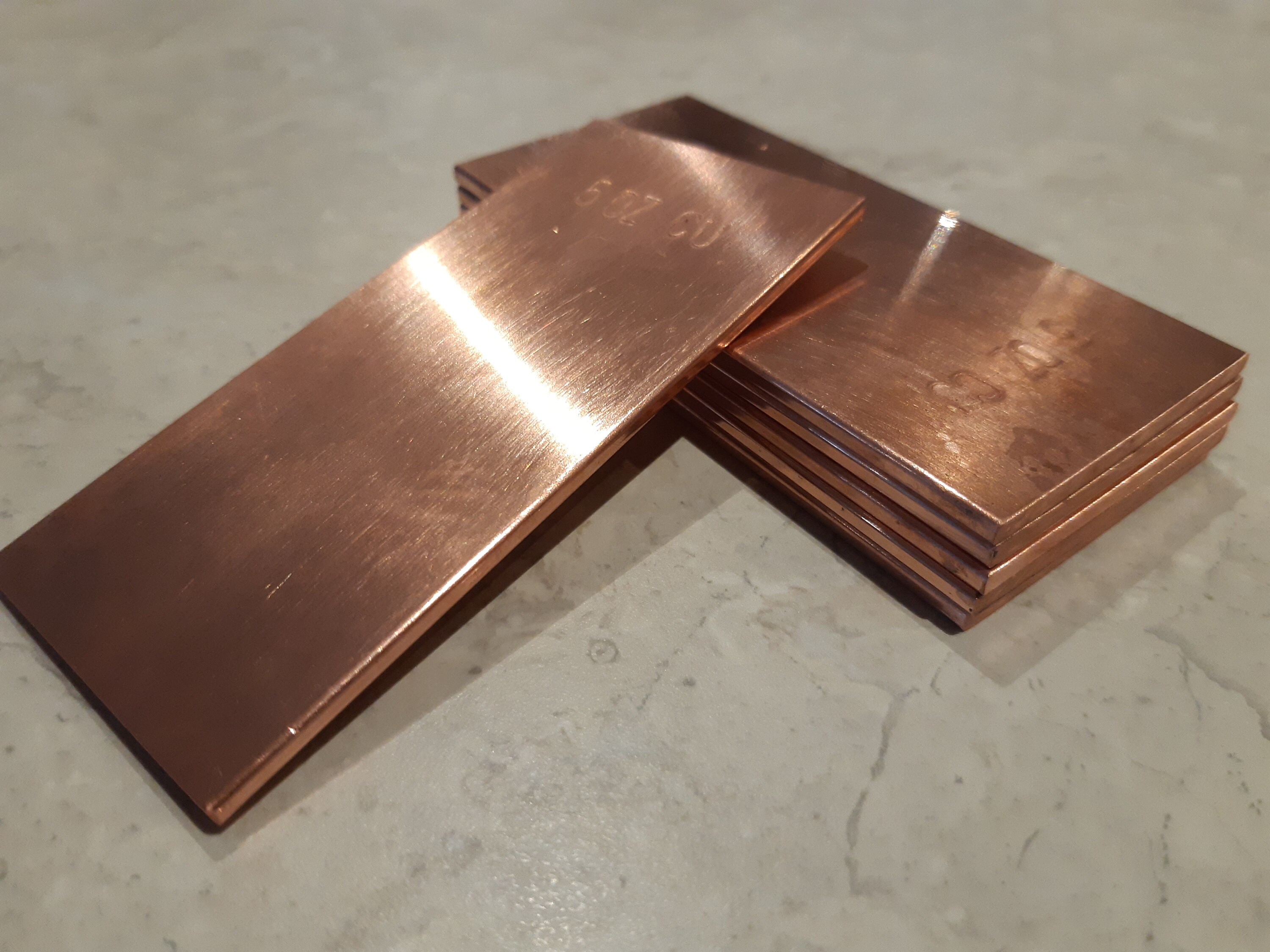 5 Ounce Copper Ingot 5 Troy Ounce 155.5g Pure Copper Bar Copper Bullion