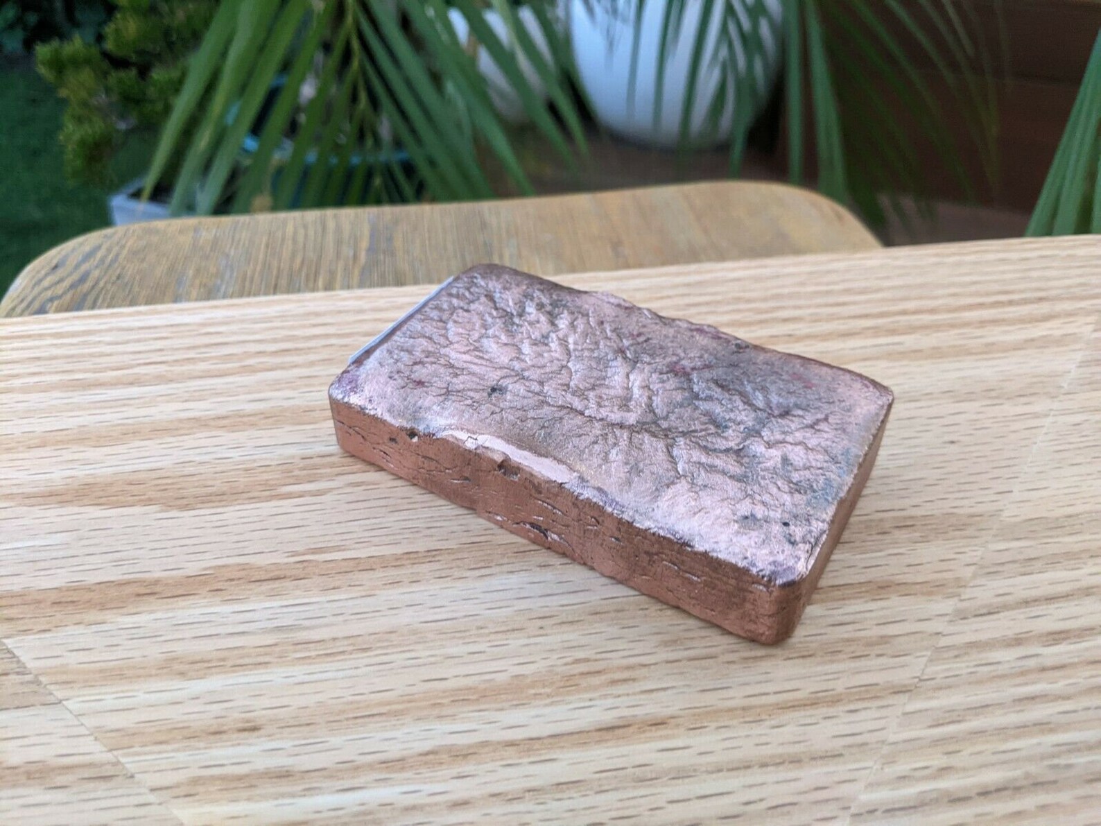 Copper Ingot Copper Bullion Bar 972g Pure 999 Copper Hand Etsy