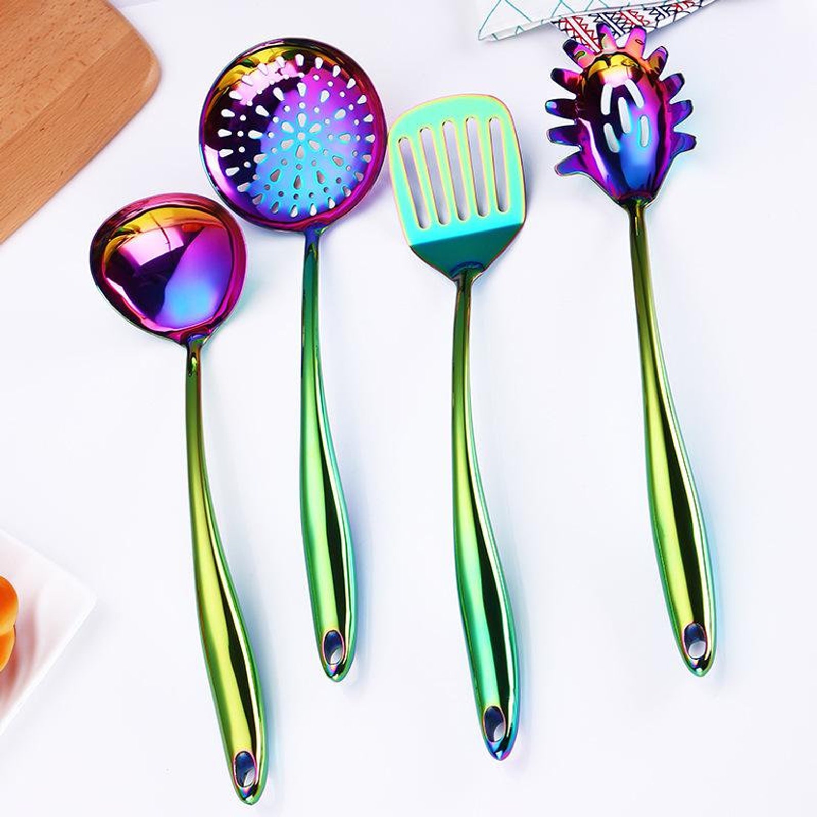 Rainbow Kitchen Tools Cooking Utensils Restaurant Cookware Etsy