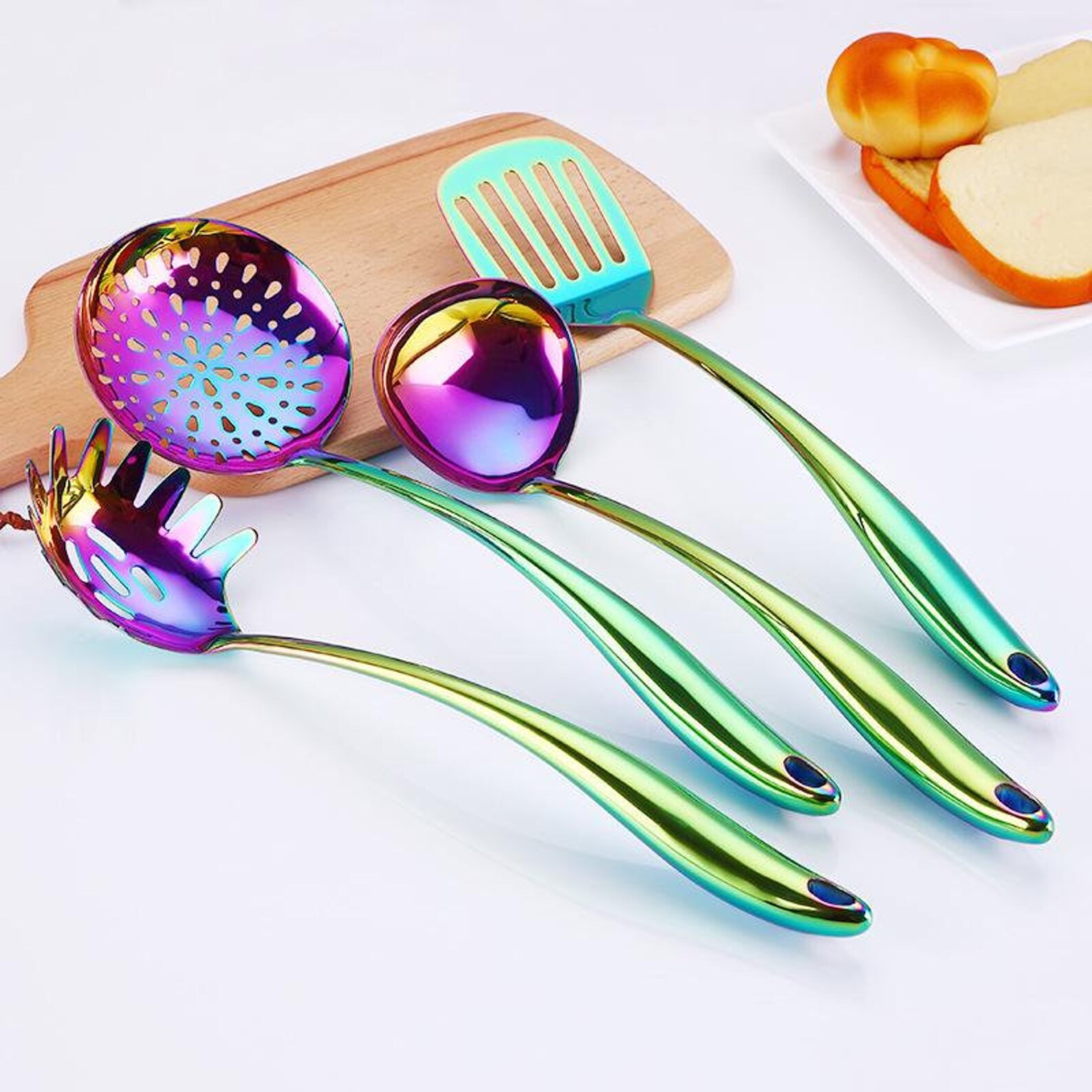 Rainbow Kitchen Tools Cooking Utensils Restaurant Cookware Etsy