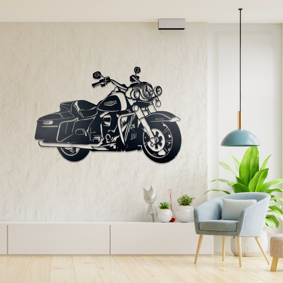 Harley Davidson Metal Wall Art, Harley Davidson Gifts, Motorcycle