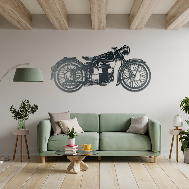 Harley Davidson Metal Wall Art Harley Davidson Gifts Etsy