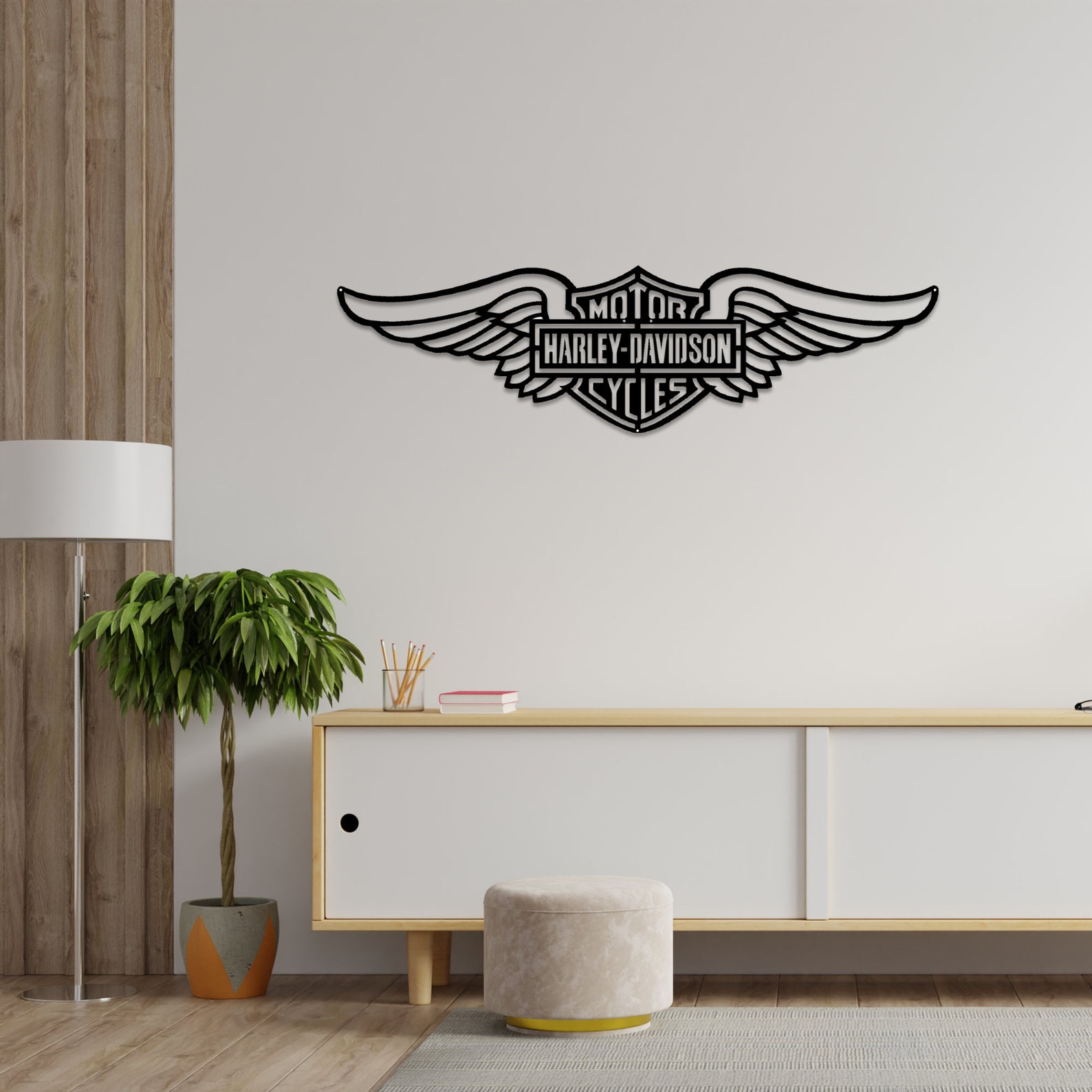 Harley Davidson Metal Sign Metal Wall Art Wall Decor Harley Etsy