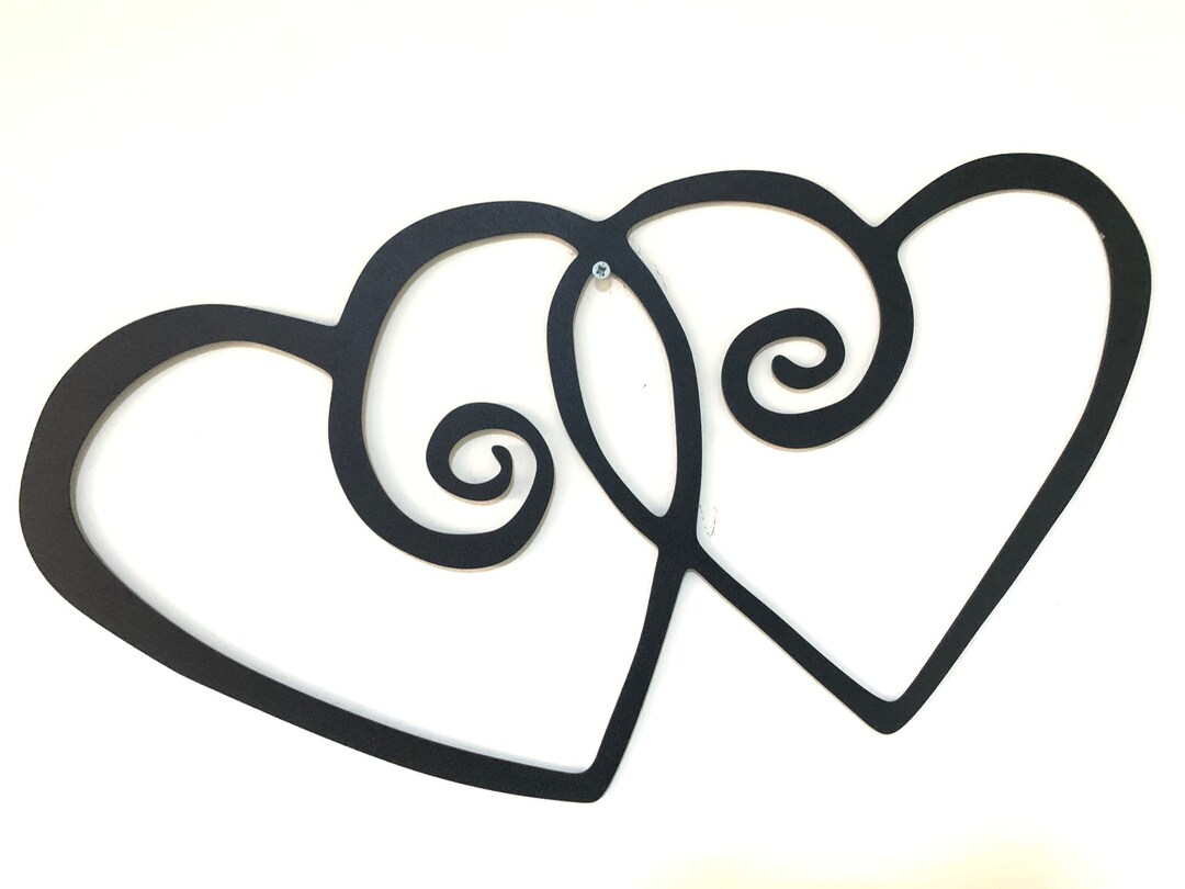 Metal Heart Decor Heart Metal Wall Art Valentines Day Gift Etsy