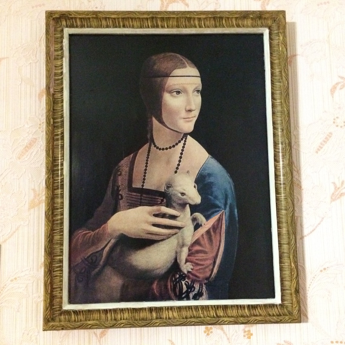 1976 Lady with an ermine by Leonardo Da Vinci Soviet | Etsy