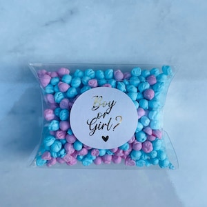 Boy or Girl | Gender Reveal | Gender Reveal Favours | Baby Shower Favours | Party Favours | Pillowcase Favours