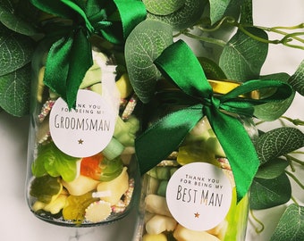 Best man | Groomsmen | Thank you for being my best man | Wedding | Bridal Party Gifts | Sweet Gifts |